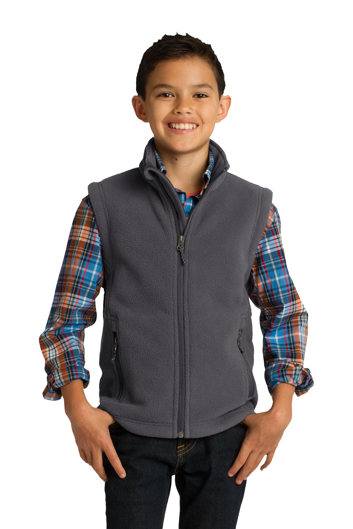 Y219 Port Authority Youth Value Fleece Vest Y219 Port Authority Youth Value Fleece Vest