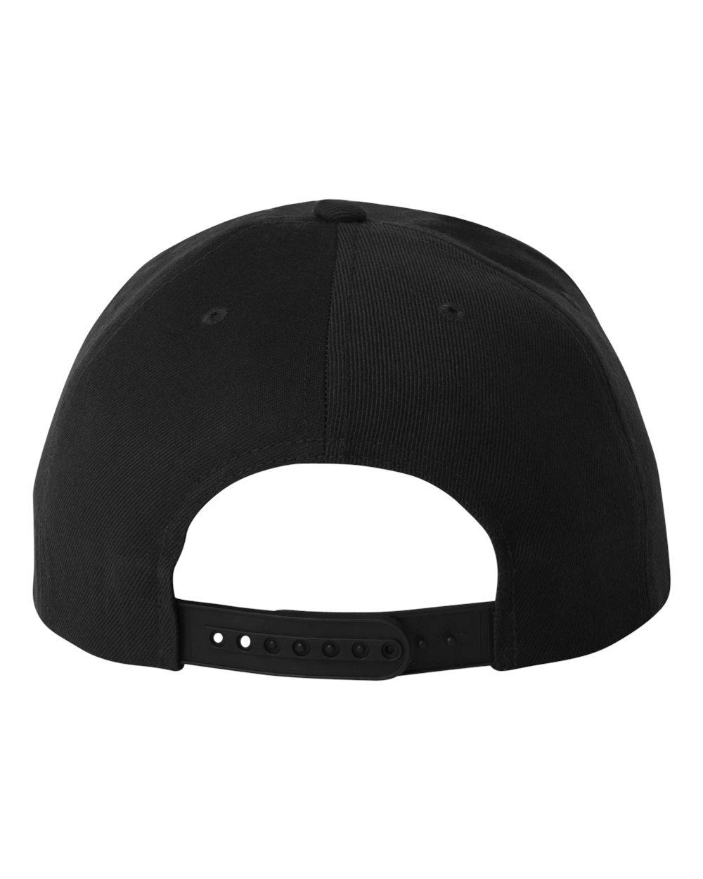 6089M YP Classics Flat Bill Snapback Cap - Back Image