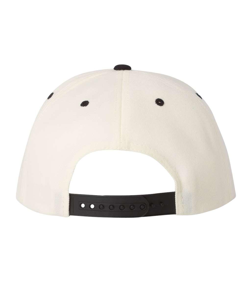 6089M YP Classics Flat Bill Snapback Cap - Back Image