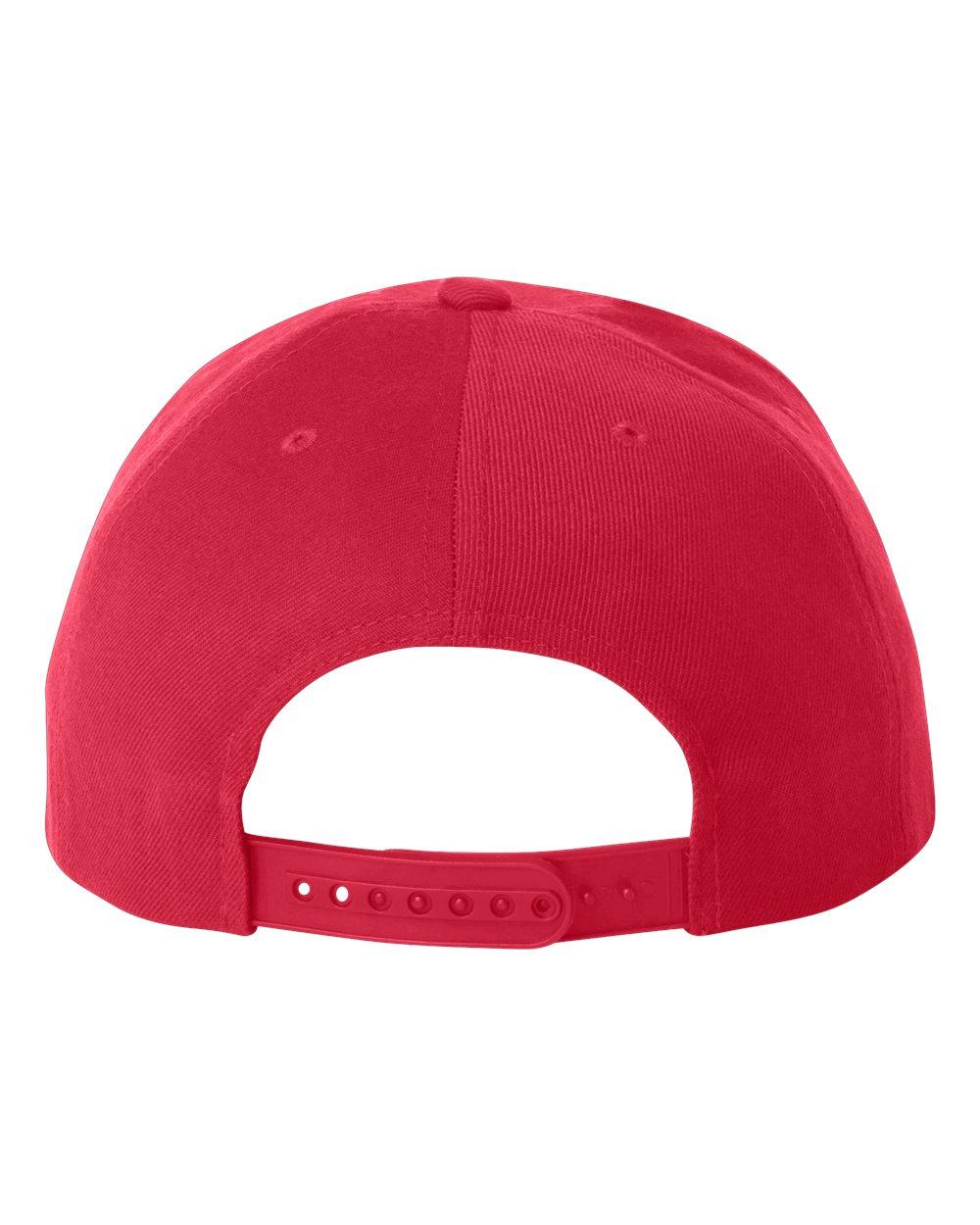 6089M YP Classics Flat Bill Snapback Cap - Back Image