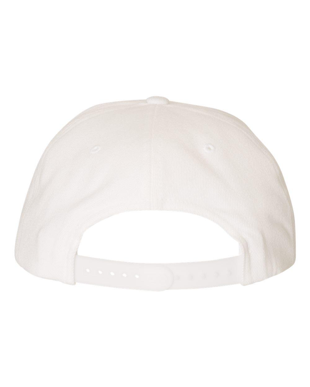 6089M YP Classics Flat Bill Snapback Cap - Back Image