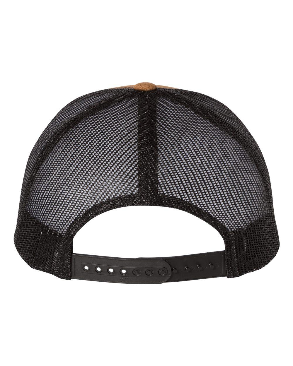 6606 YP Classics Six-Panel Retro Trucker Cap - Back Image