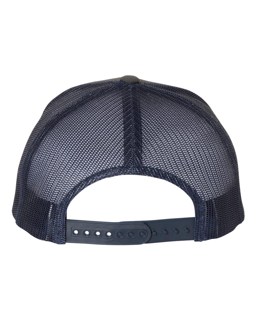 6606 YP Classics Six-Panel Retro Trucker Cap - Back Image