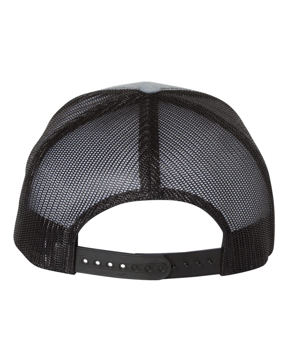 6606 YP Classics Six-Panel Retro Trucker Cap - Back Image