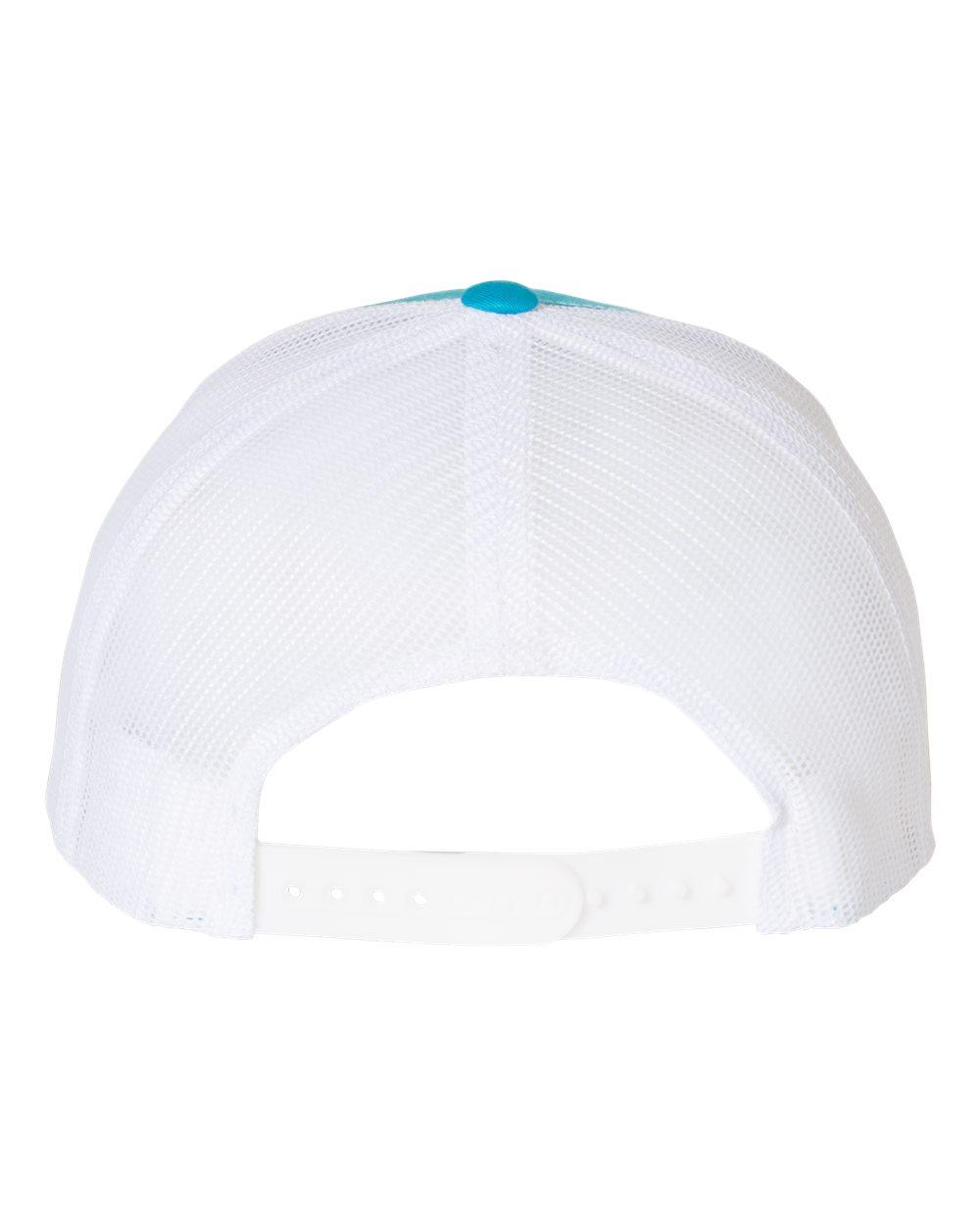 6606 YP Classics Six-Panel Retro Trucker Cap - Back Image