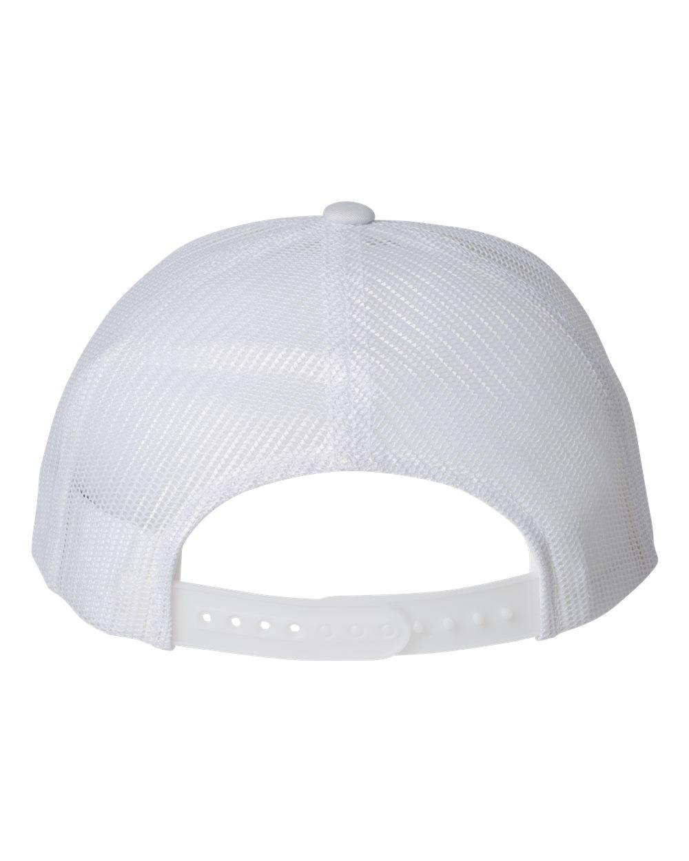 6606 YP Classics Six-Panel Retro Trucker Cap - Back Image