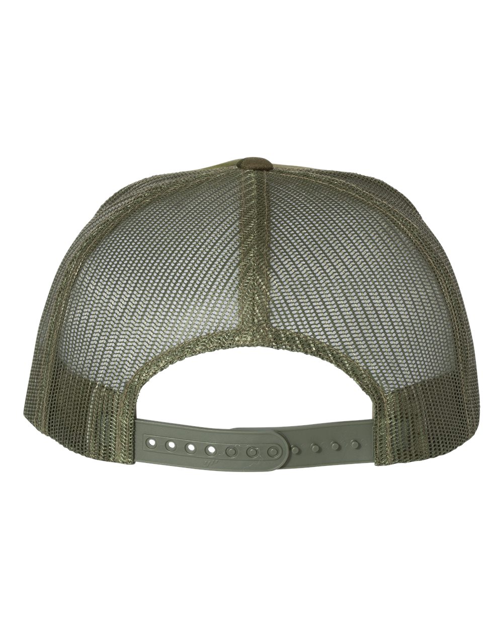 6006 YP Classics Flat Bill Trucker Cap - Back Image