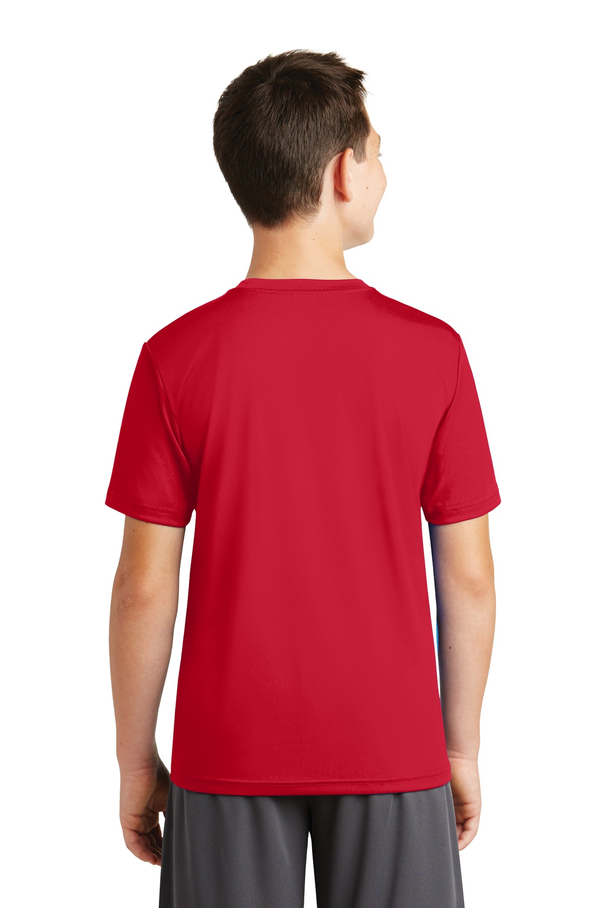 YST320 Sport-Tek Youth PosiCharge Tough Tee . - Back Image