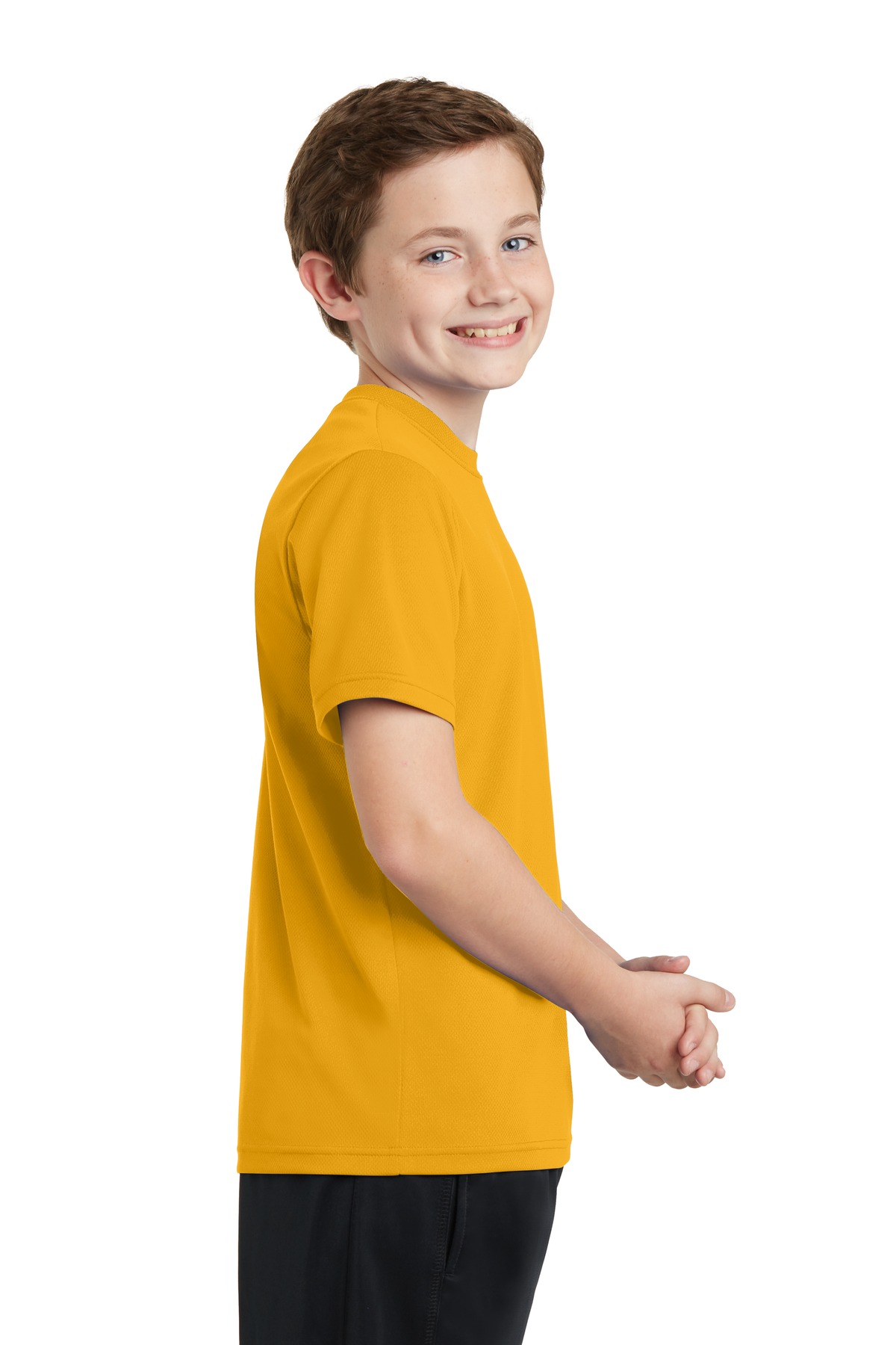 YST340 Sport-Tek Youth PosiCharge RacerMesh Tee - Siide Image