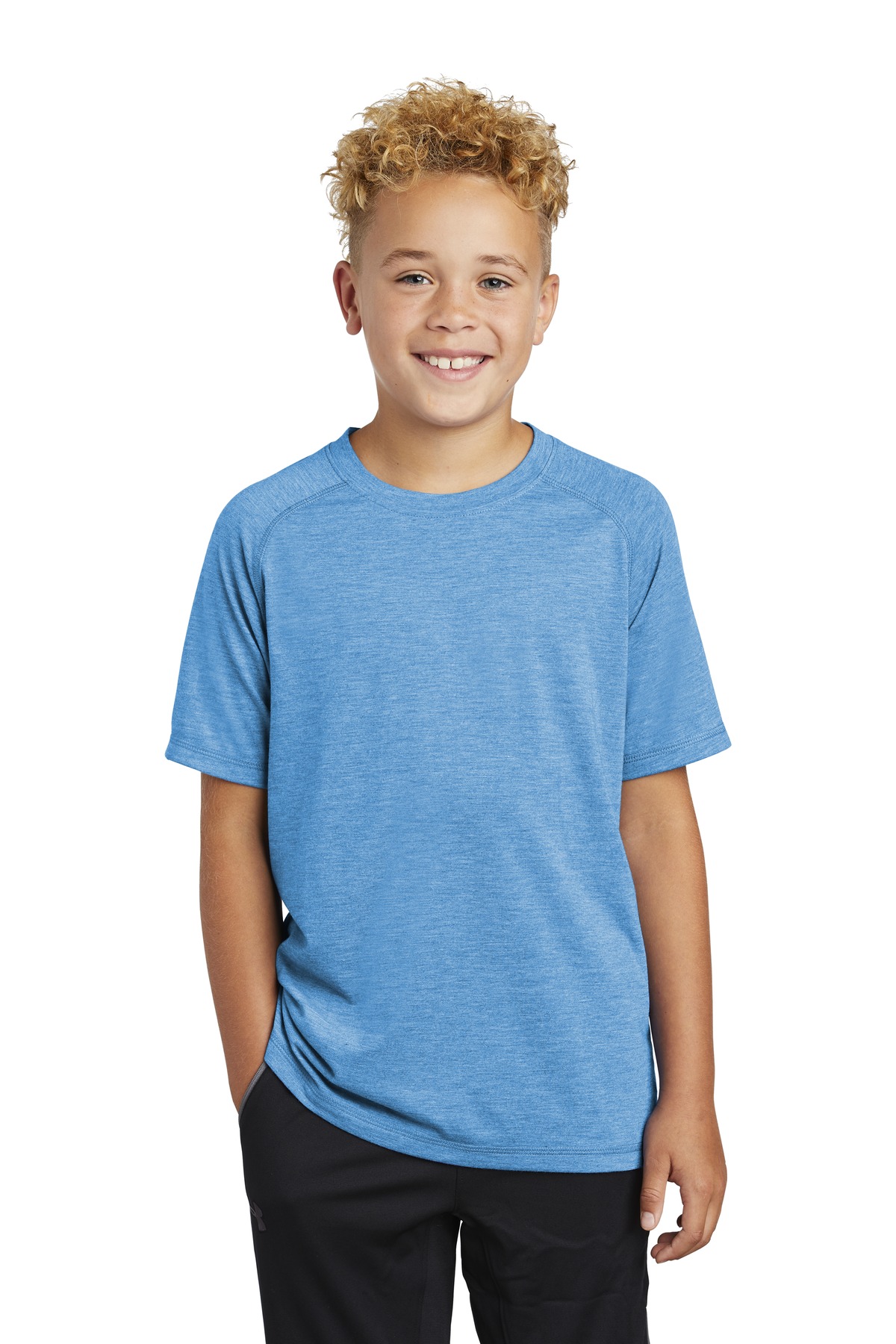 YST400 Sport-Tek Youth PosiCharge Tri-Blend Wicking Raglan Tee. YST400 Sport-Tek Youth PosiCharge Tri-Blend Wicking Raglan Tee.