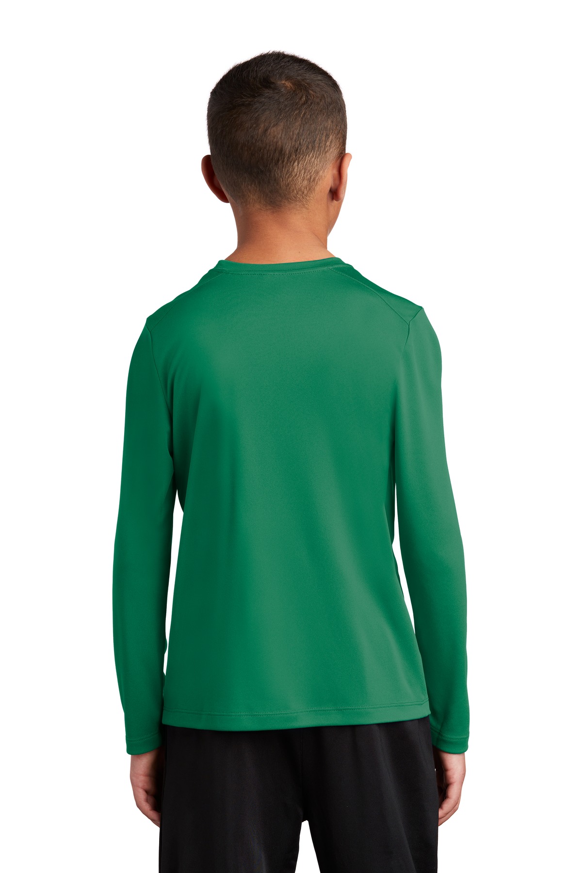 YST420LS Sport-Tek Youth Posi-UV Pro Long Sleeve Tee. - Back Image