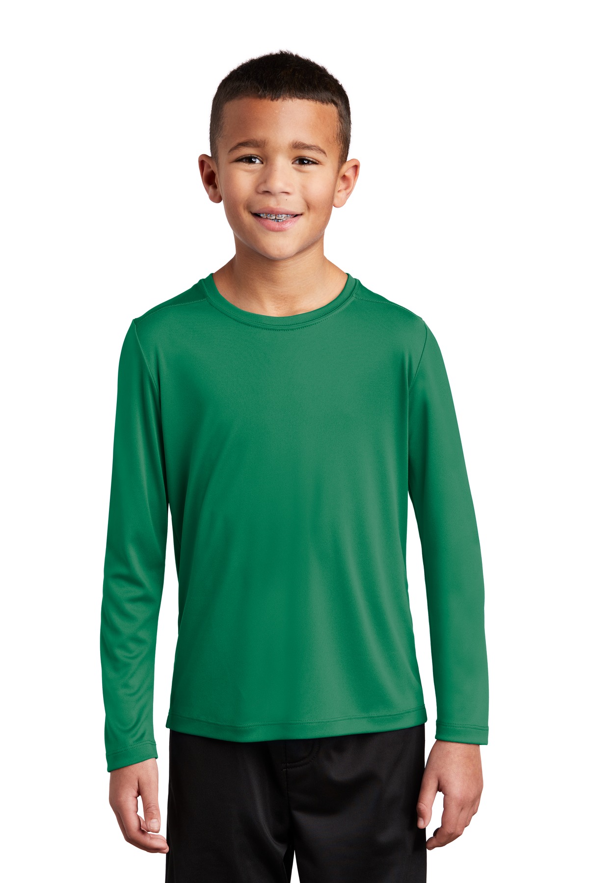 YST420LS Sport-Tek Youth Posi-UV Pro Long Sleeve Tee.