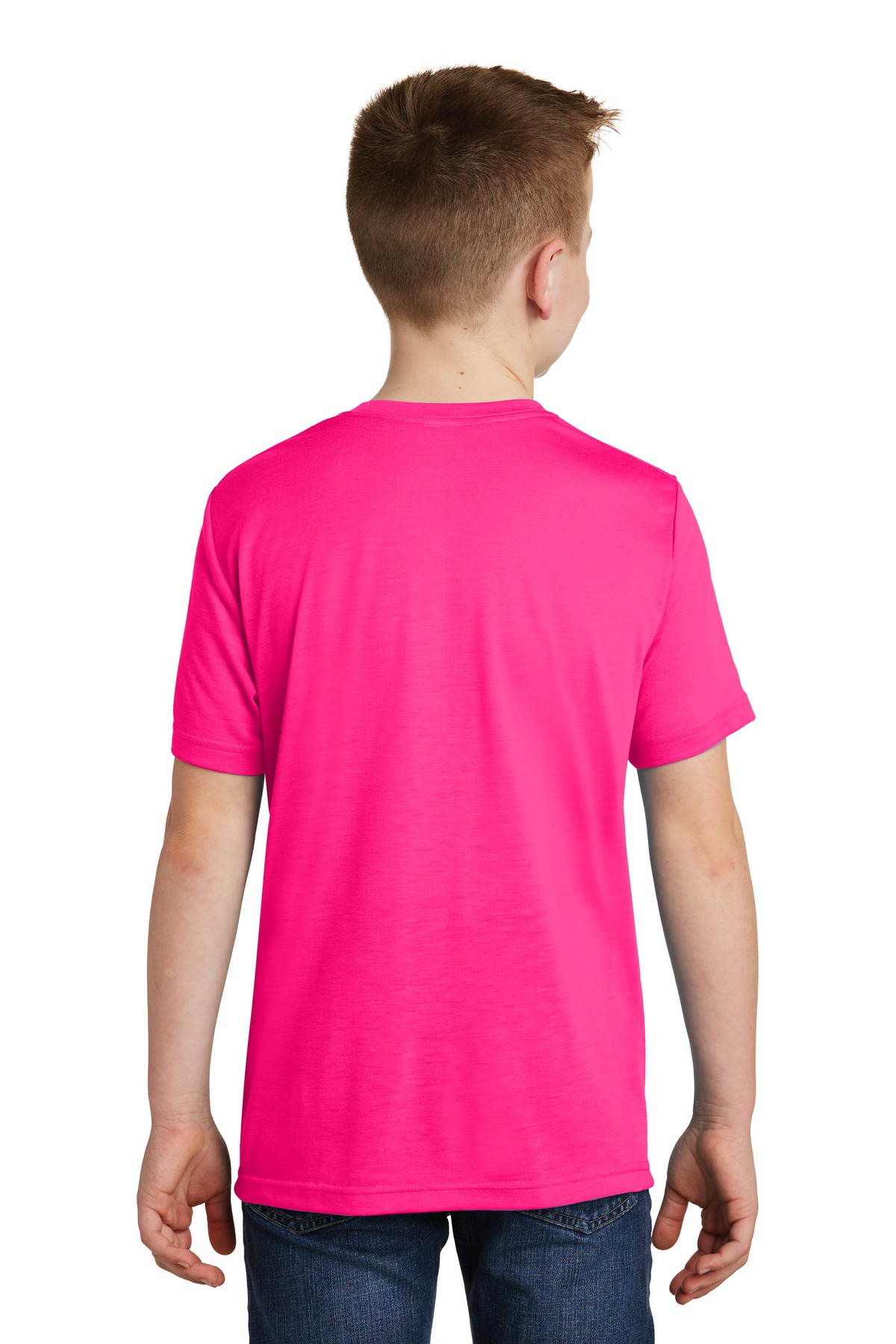 YST450 Sport-Tek Youth PosiCharge Competitor Cotton Touch Tee - Back Image
