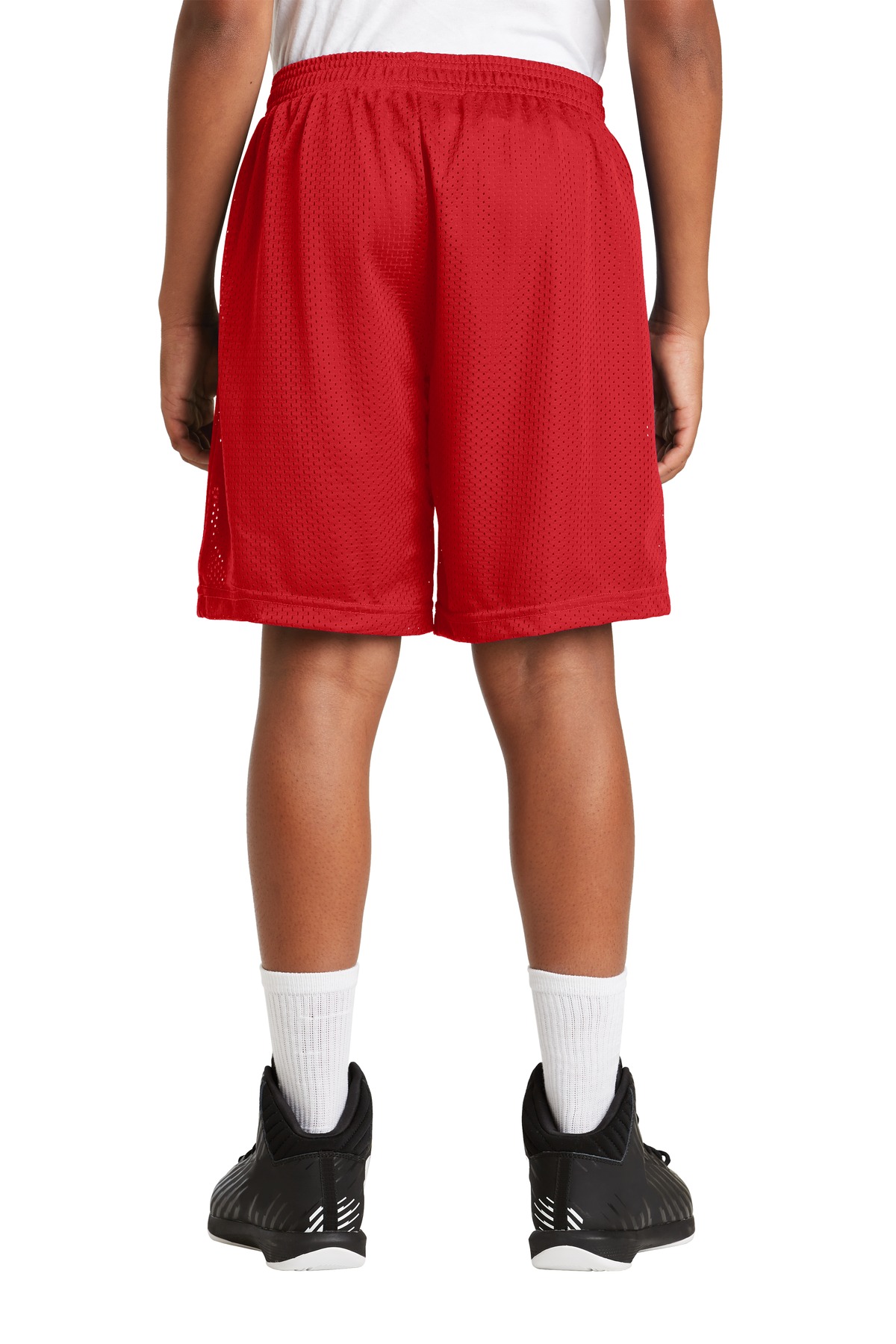 YST510 Sport-Tek Youth PosiCharge Classic Mesh Short. - Back Image