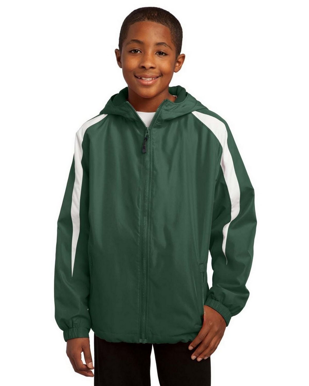 YST81 Sport-Tek Youth Fleece-Lined Colorblock Jacket. YST81 Sport-Tek Youth Fleece-Lined Colorblock Jacket.