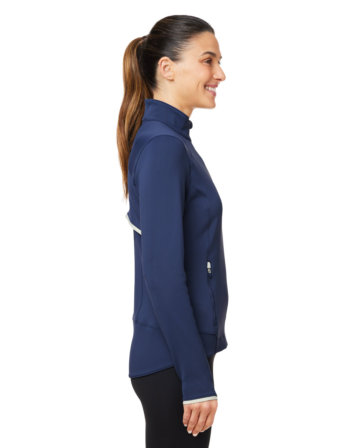 L1022L Zero Restriction Ladies Sofia Quarter-Zip Pullover - Siide Image